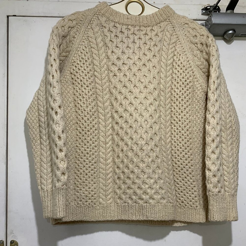 VINTAGE CASUAL KNITTED CHUNKY WOOL SWEATERS SIZE S